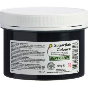 Sugarflair Pastafarve, Mint Green - 400g