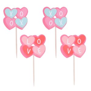 Kage Pynt, Candy Hearts - 24 stk., PME