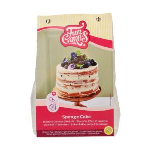 Spongecake glutenfri 500 g - FunCakes